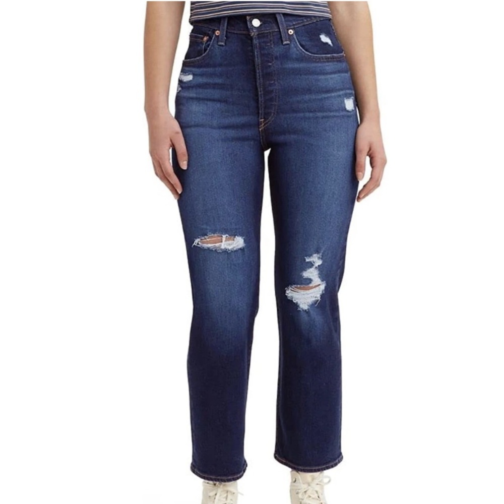 Levi’s High Rise Ribcage Straight Leg Ankle Jeans